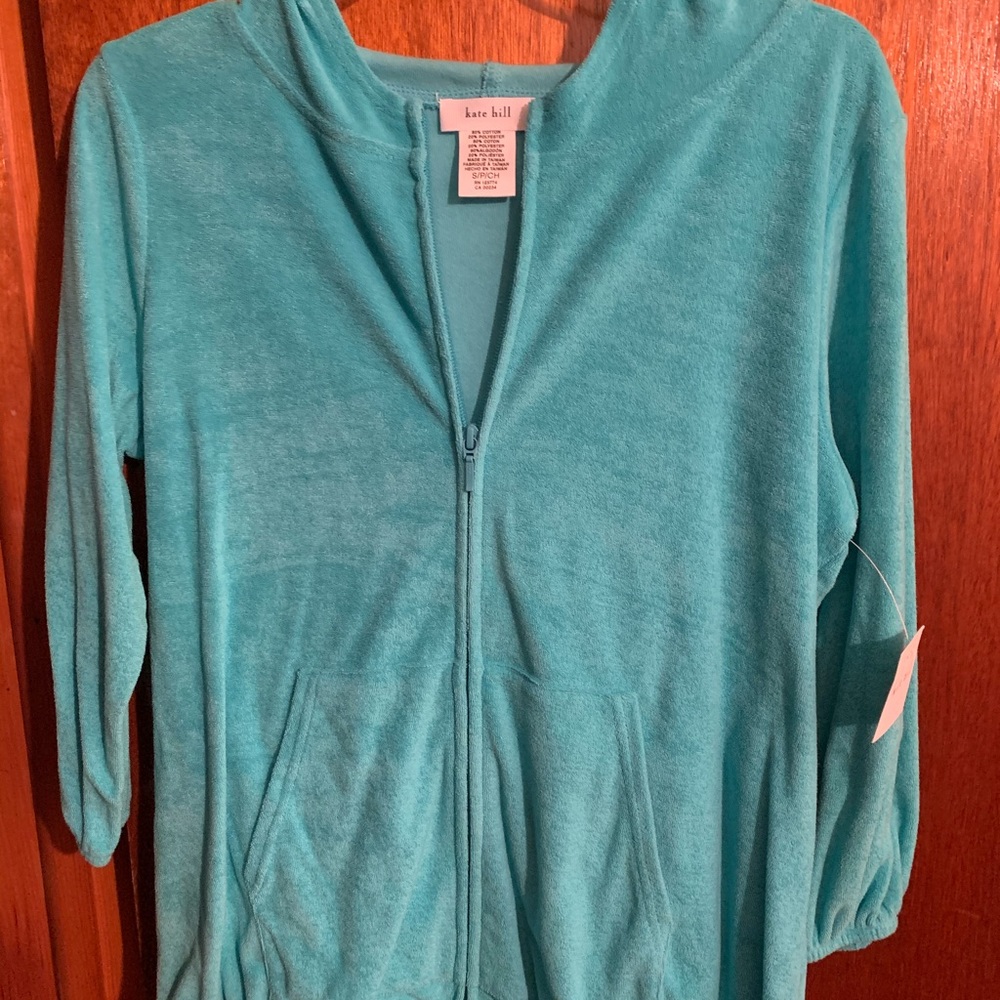 Kate Hill zippered jacket.